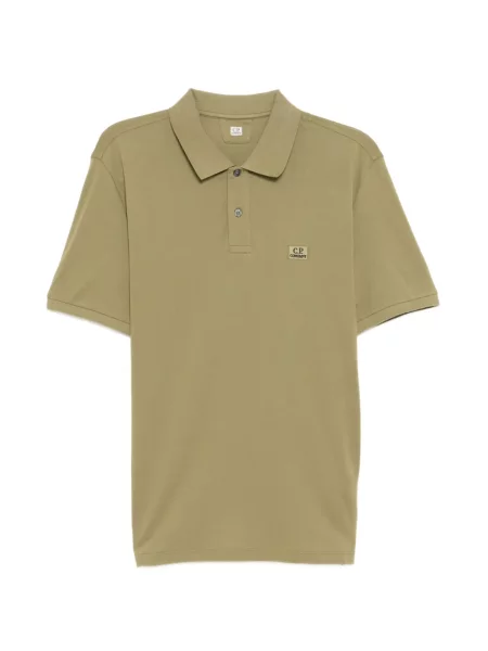 Polo C.p. Company cu broderie verde