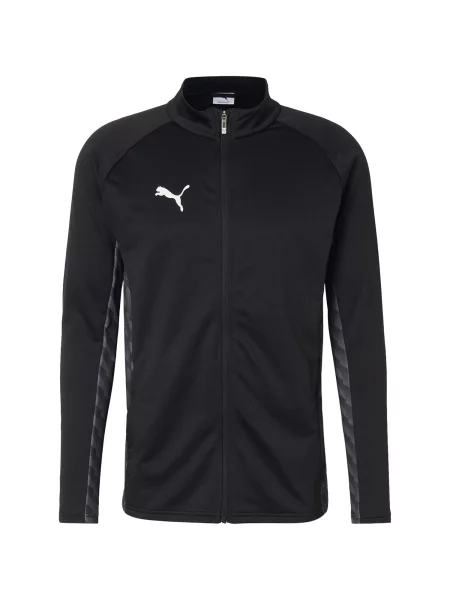 PUMA Jachetă de trening gri / gri închis / negru alb