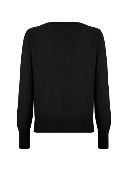 Ζακέτα Wolford από μαλλί merino μαύρο