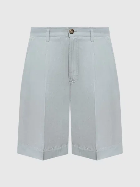 Бермуди з льоном Woolrich зелені