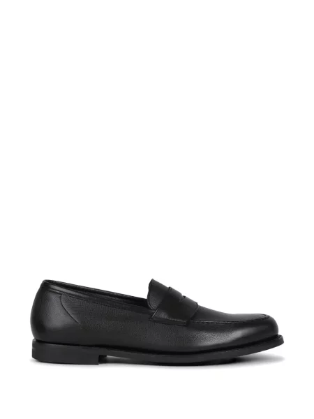 Pantofi loafer Crockett & Jones din piele negru