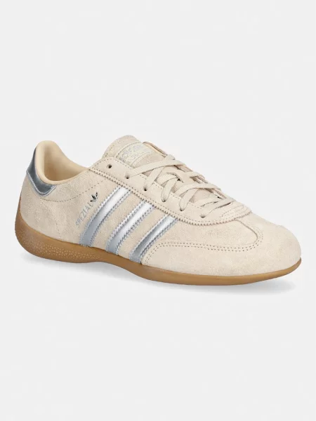 Adidas Originals Handball Spezial Lo Pro sneakers de damă din piele întoarsă bej