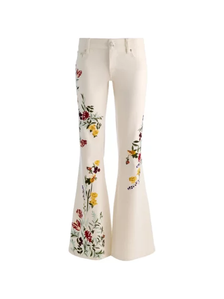 Blugi Alice + Olivia alb