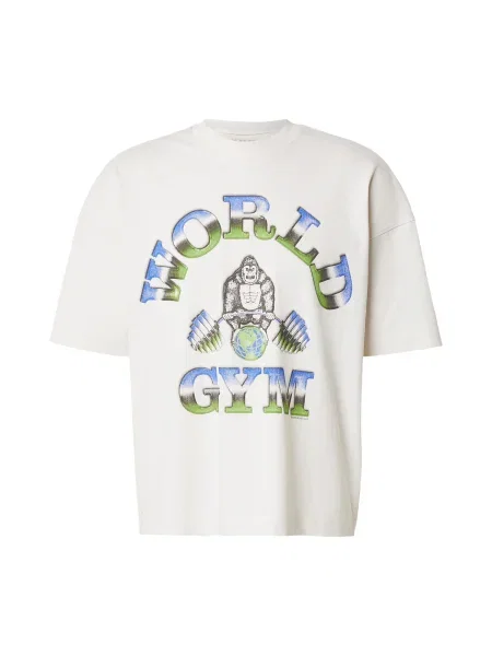 Abercrombie & Fitch Majica modra / zelena / črna bela