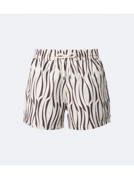Slip de baie Frescobol Carioca cu imagine bej