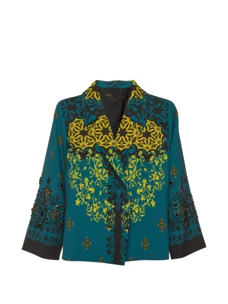 Sacou Marina Rinaldi cu rever verde