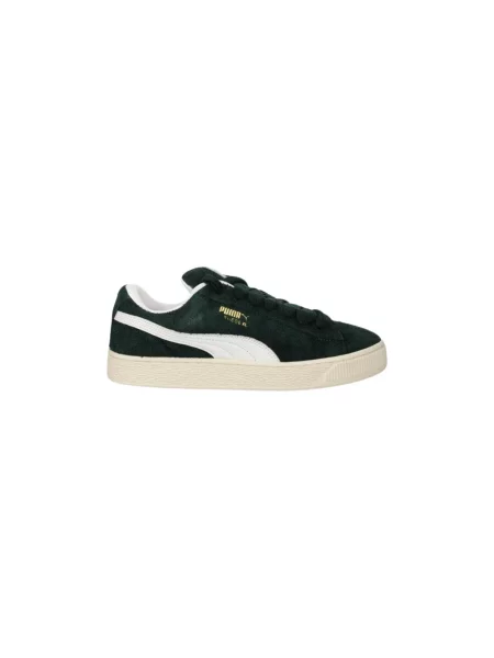 Sneakersy Puma Suede skórzane w miejskim stylu czarne