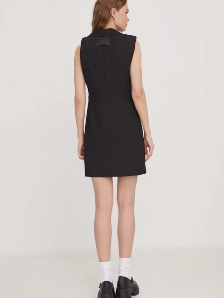 HUGO rochie mini mulata negru