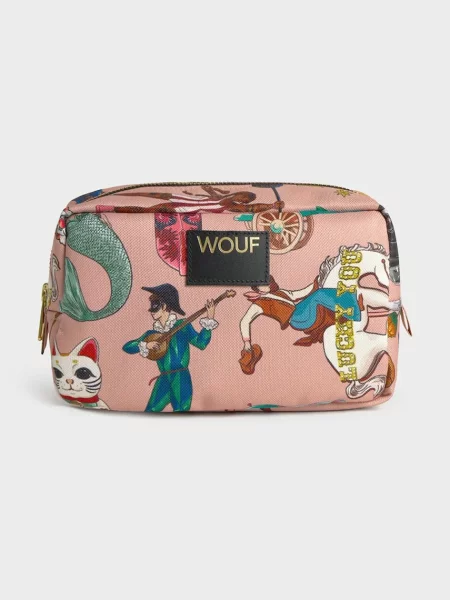 Козметична чанта за път WOUF Circus 20 x 13 x cm розово