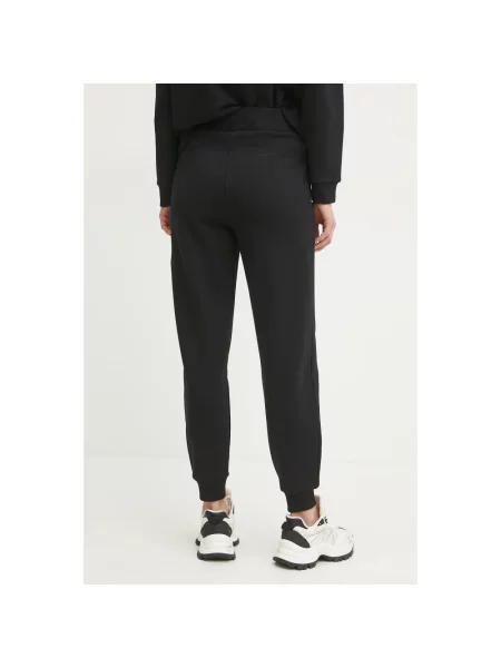 Spodnie dresowe Armani Exchange z nadrukiem czarne