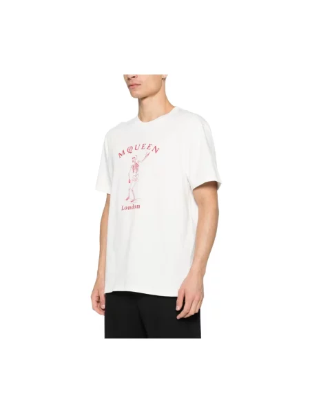 Koszulka Alexander Mcqueen biała