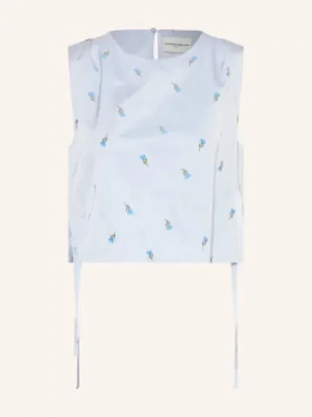 Claudie Pierlot Bluzka Z Satyny blau