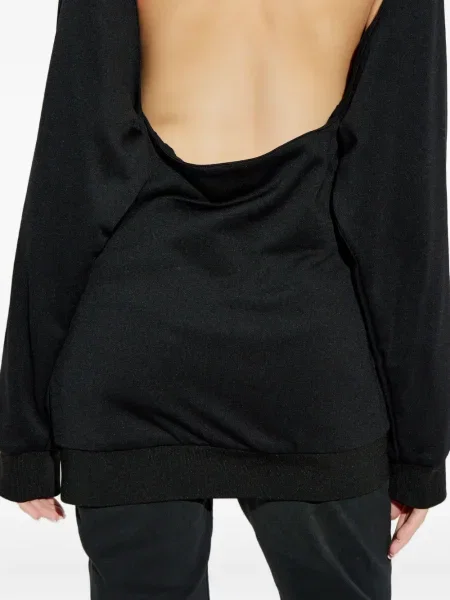 Hanorac Balenciaga cu imagine negru