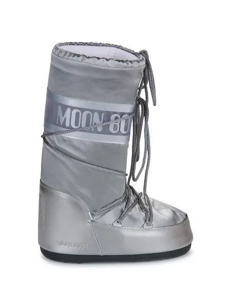 Moon Boot Icon Glance Glance ezüst női hócsizma. Méret: EU szürke