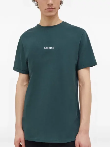Tricou Les Deux cu autograf verde