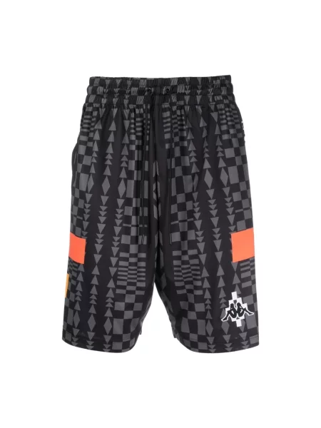 Szorty Marcelo Burlon County Of Milan w geometryczne wzory szare