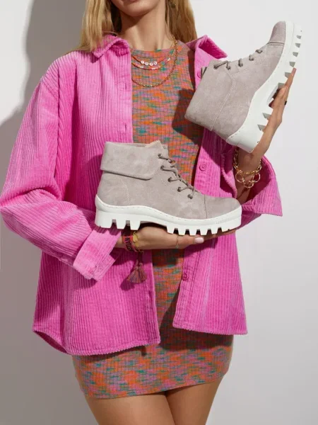 Gležnjarji S. Barski iz semiša siva