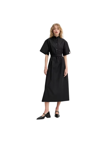Bally sukienka maxi rozkloszowana czarny