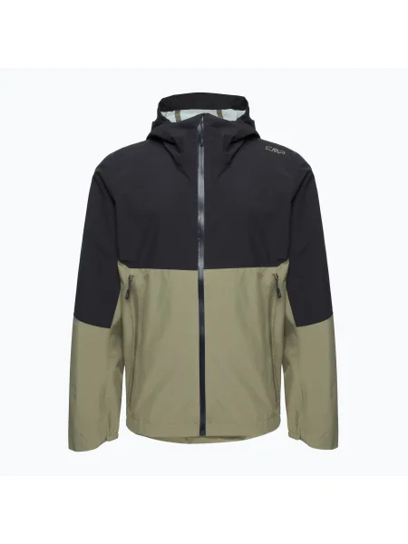 Мъжко дъждобранно яке CMP Fix Hood sage