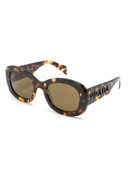 Saulės akiniai Prada Eyewear ruda