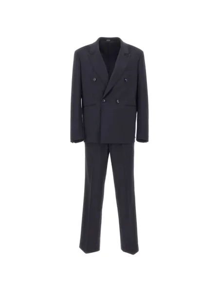 Costum Ungaro cu două rânduri de nasturi albastru