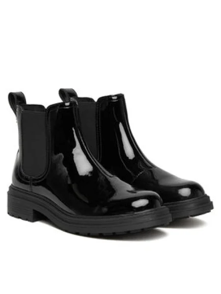 Členková obuv s elastickým prvkom Clarks Lane čierna