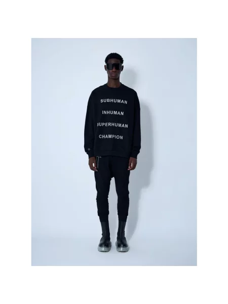 Bluza Rick Owens z nadrukiem czarna