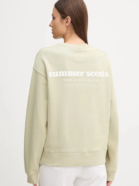 Marc O'Polo hanorac de cu imprimeu verde