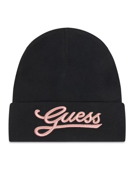 Čepice GUESS Beanie Black L černý