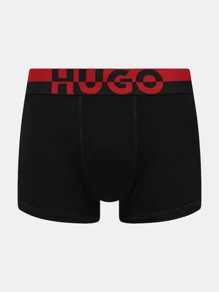HUGO Boxerky TRUNK TR. SPLIT LOGO černé