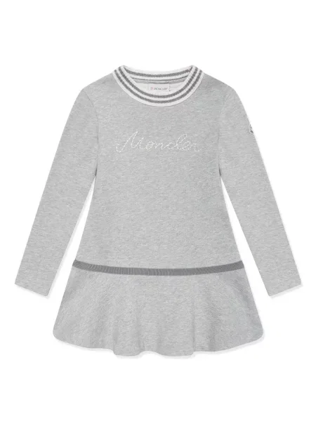Sukienka dziecięca Moncler Enfant szara