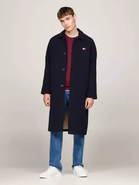 Tommy Jeans Palton cu adaos de lână