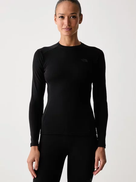 The North Face τεχνική μακρυμάνικη μπλούζα γυναικεία μαύρο