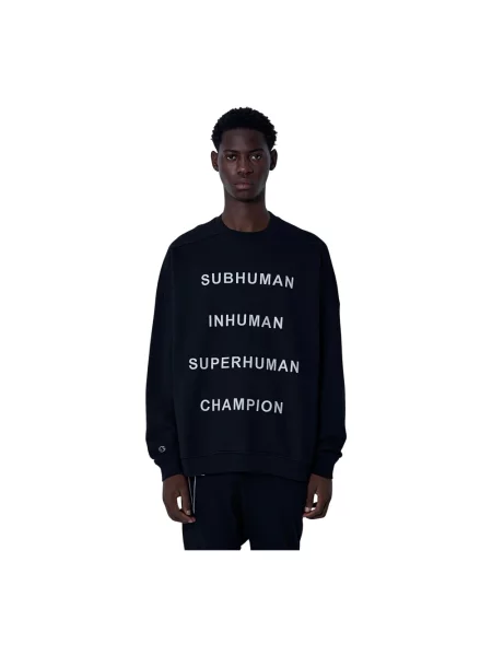 Bluza Rick Owens z nadrukiem czarna