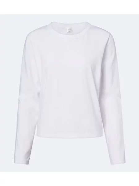 Tricou Leset din jerseu alb