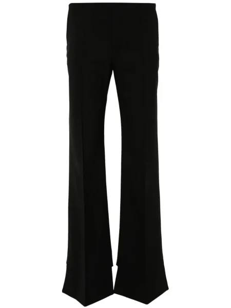 Pantaloni Chloé de lână negru