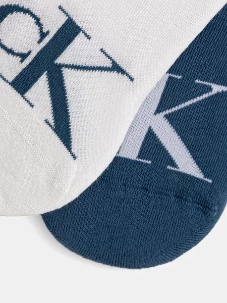 Calvin Klein Jeans kotníkové ponožky s bavlnou modré