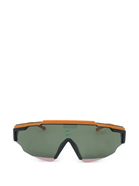 Ochelari de soare Nike de catifea cu autograf retro alb