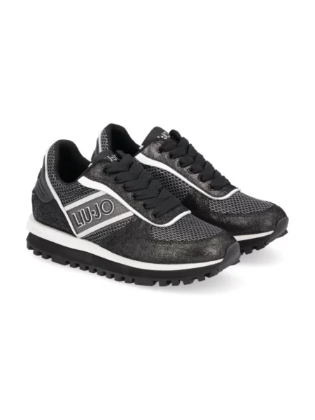 Sneakersy Liu Jo zamszowe czarne