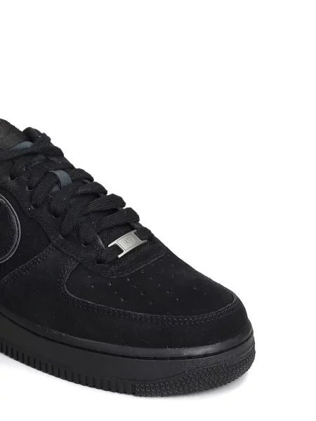 Retro majica s kapuljačom Nike s vezom crna