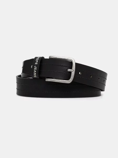 Кожен Pepe Jeans ELMER BELT мъжки черно