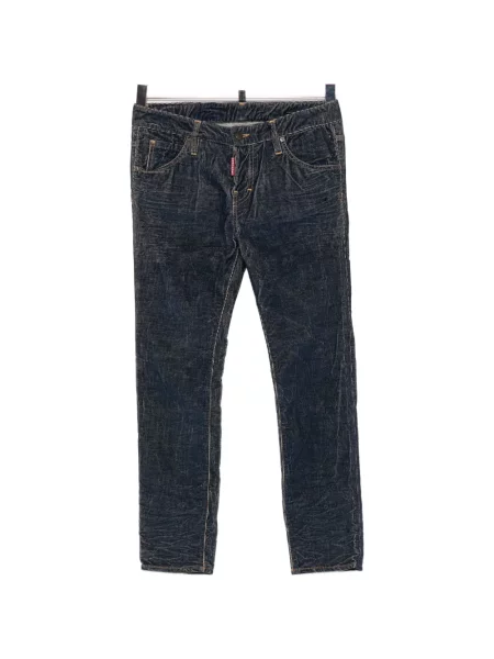 Blugi Dsquared2 cu autograf albastru