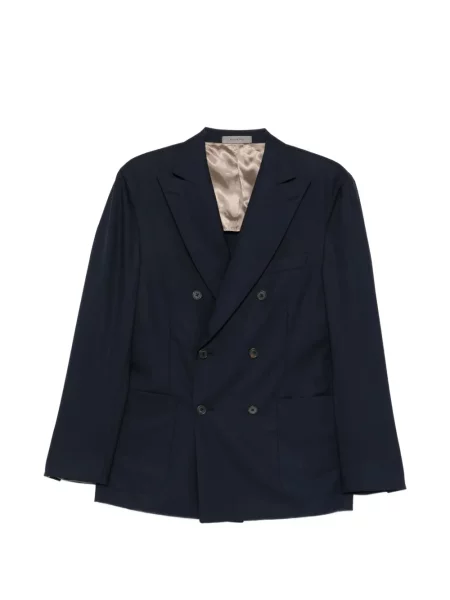 Costum Corneliani cu două rânduri de nasturi albastru