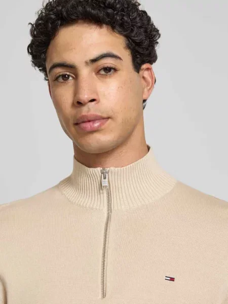 Sweter Tommy Jeans beżowy