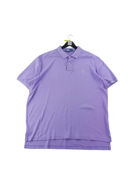 Second life Polo z krótkim rękawem Regular Fit Stan dobry fioletowa