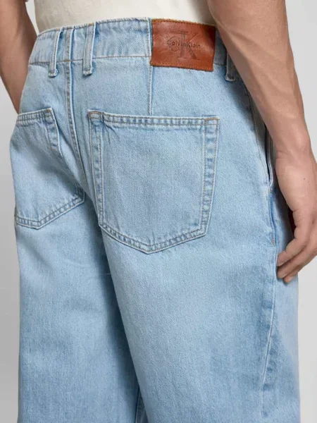 Jeans Barrel Fit z zakładkami Calvin Klein Jeans