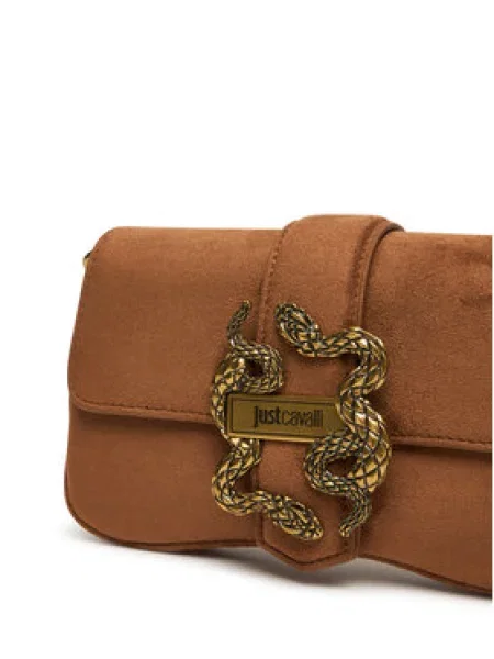 Torbica Just Cavalli Iconic Snakes smeđa