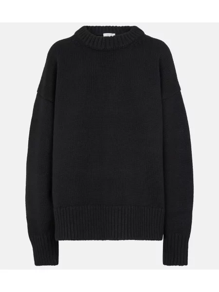 Pulover The Row de lână negru