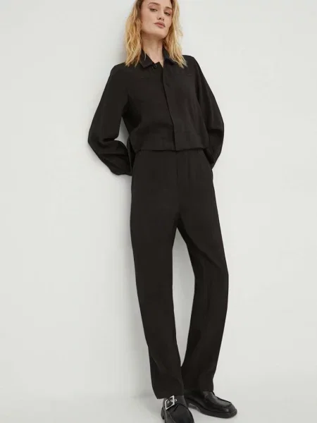 G-Star Raw kombinezon z kołnierzykiemm czarny
