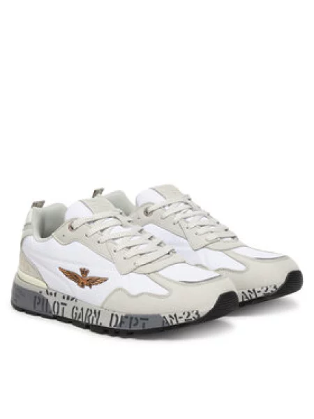 Sneakersy Aeronautica Militare bílé